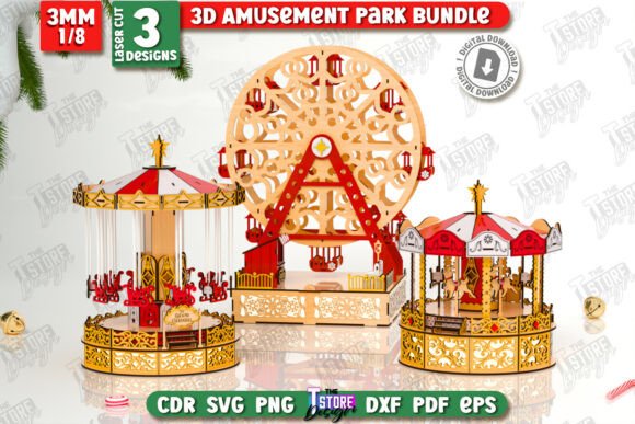 3D Amusement Park Laser Cut Bundle CNC: A Strategic Guide to Digital Asset Integration