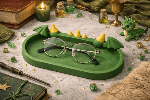 Dragon Glasses Holder STL