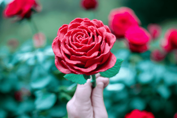 Hyper-Realistic Rose 3D Print